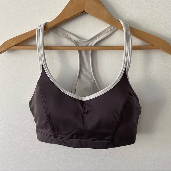 3/$30💚Champion grey and white Shape T-back sports bra size 36B - Picture 2 of 15
